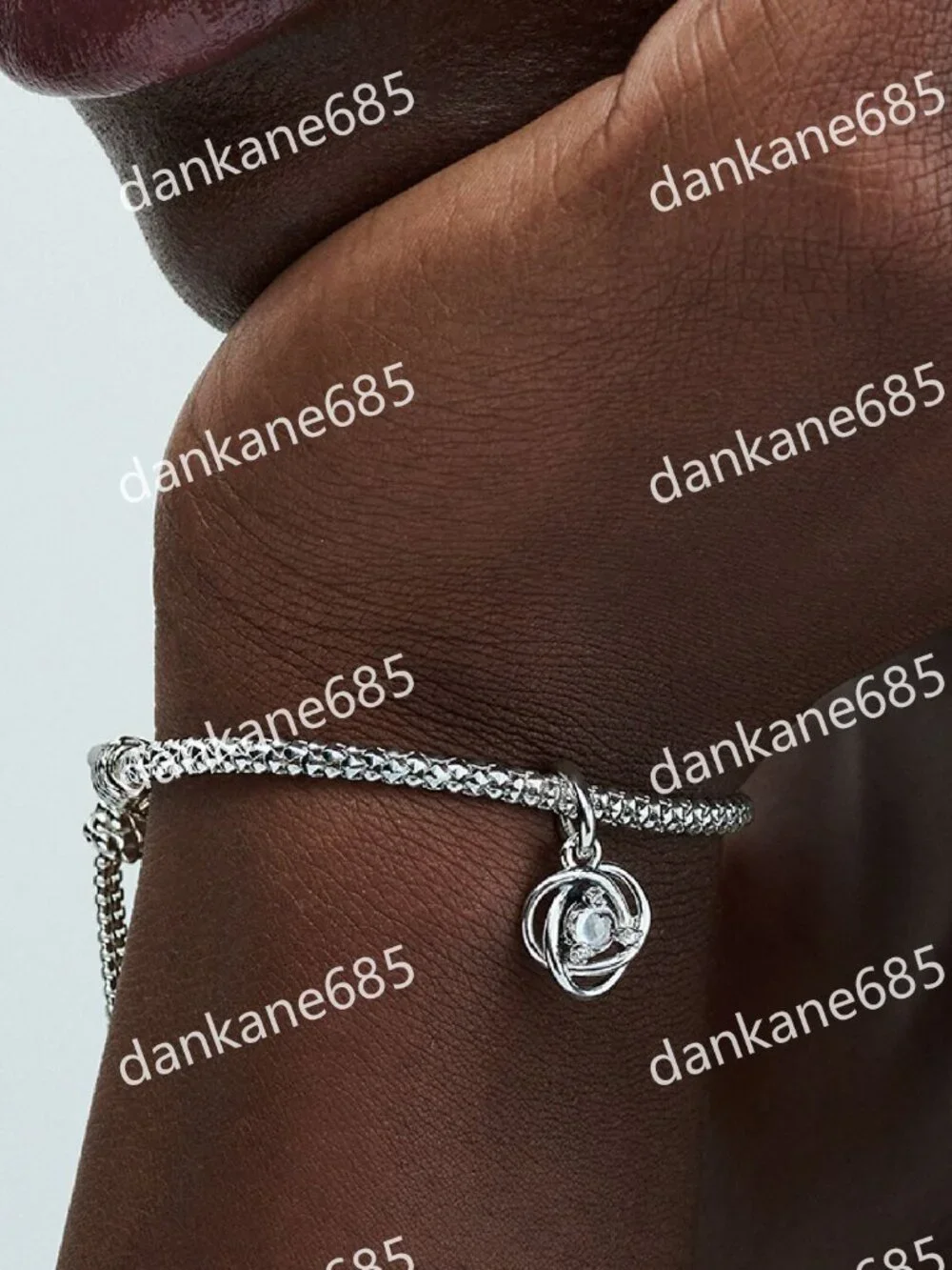 Pandora Clear Eternity Circle Dangle Charm